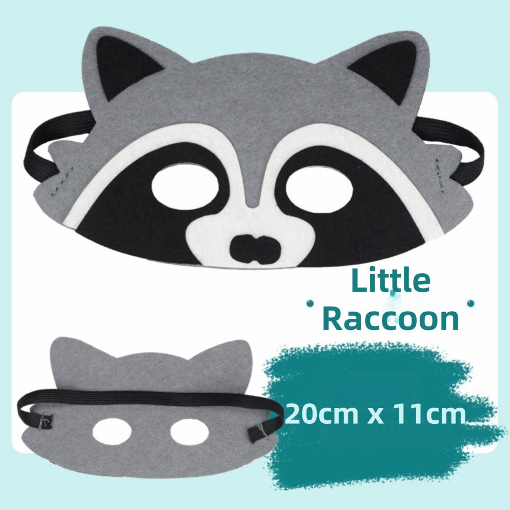 4 шт. Войлочный материал Войлочная маска животного День защиты детей Подарки Маска на День защиты детей Сафари-вечеринка