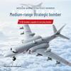 Бомбардировщик H-6K Cai Po 1/1500, модель из сплава с симуляцией запуска и функцией pull-back