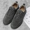 Мужская обувь из натуральной кожи в британском стиле, трендовая удобная повседневная обувь, уличные мужские кроссовки, мокасины, мужская обувь на плоской подошве
