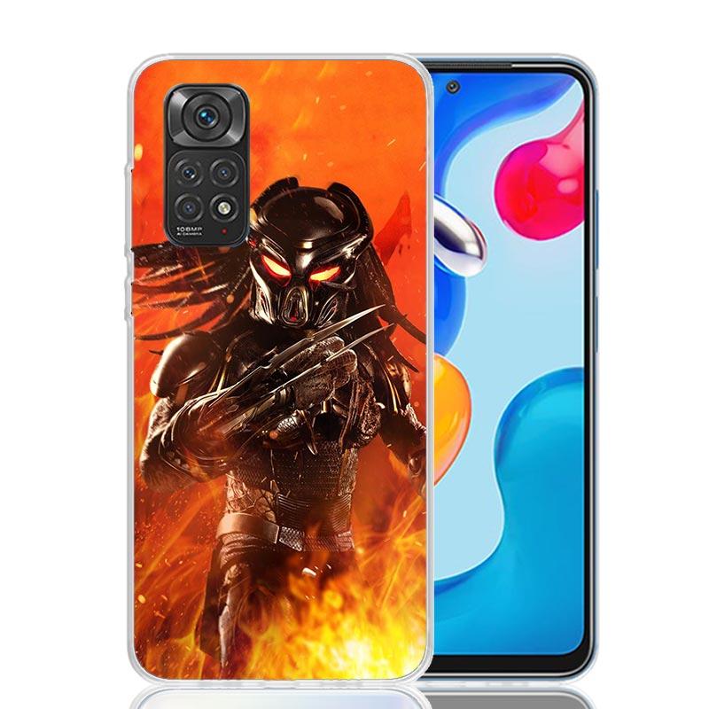 Alien Vs Predator Painted Phone Case For Xiaomi Redmi Note 15 14 13 12S 12 Pro Plus 11S 11E 11 11T 10S 10 Art Soft Pattern Cover
