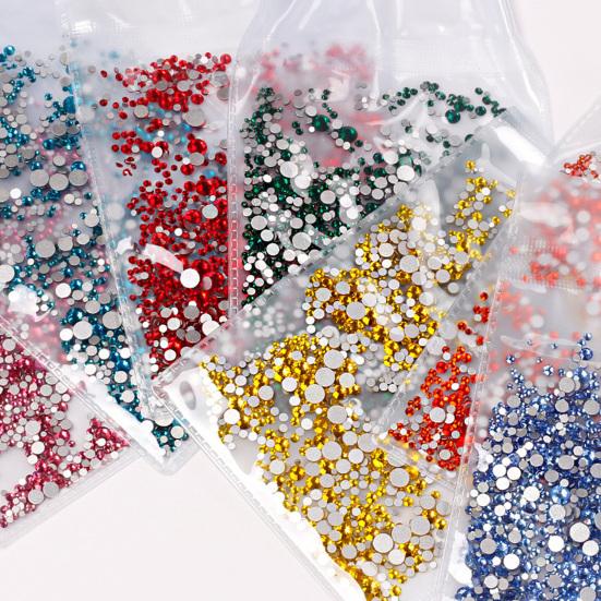 Yousheng 1440 шт./пакет Украшение для ногтей Изысканные DIY Легкие Стразы с плоским дном Украшения для ногтей для женщин