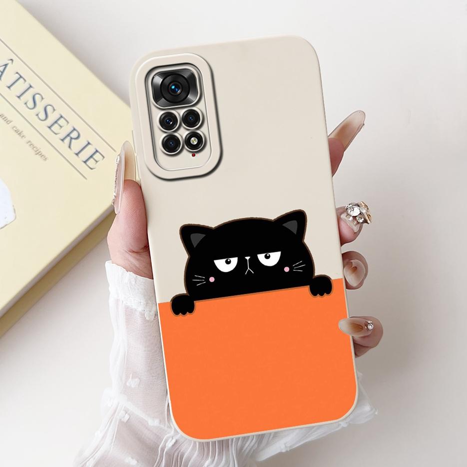For Xiaomi Redmi Note 11 4G Case Redmi Note 11S Stylish Candy Painted Cover Soft TPU Phone Case For Redmi Note 11 Pro Plus Shell