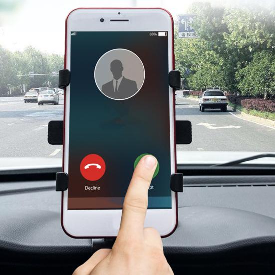 Car Phone Holder 360 Degree Rotation Foldable Dashboard Phone Mount Adjustable Multi-purpose Phone Stand for Sun