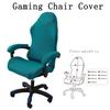 Fashion Simple Home Gaming Chair Cover Universal Computer Game Competitive Seat Backrest Armrest Elastic Swivel Chair Cover