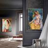 Sexy Nude Woman Scandinavian Tulle Oil Painting On Canvas Art Work Poster Print Modern Wall Art Living Room Decoration Picture