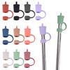 Cup Accessories Silicone Straw Plug Airtight Plugs Tips Cover Cute Plugs Cover Cup Accessories