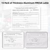 15-Pack Annual Vehicle pection Report Form, 3-Ply Carbonless Form and Hardboard, Includes 15-Pk 2-Ply FMCSA Vinyl Adhesive Label for Annual pections,
