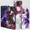 Чехол-бампер Rail Kafka Honkai Star для Xiaomi Redmi 10A 10C 9C 12C 9A 9i 10 12 9 Prime 9T K40 Pro Черный Мягкий ТПУ Чехол-сумка для мобильного телефона