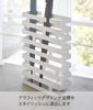 Подставка для зонта Yamazaki Jitsugyo, широкая, белая, Ш30 x Г10 x В43 см, подставка для зонта BRICK, также подходит для складных зонтов 2360 (Ямадзаки) Прибл.