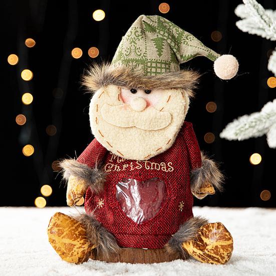 Рождественский подарочный пакет на молнии праздничный Санта-Клаус снеговик лось конфетный пакет рождественская упаковка подарочный держатель для праздничных принадлежностей