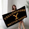 Yellowstone Dutton Towel Microfiber Beach Towel Absorbent Quick dry Soft Yoga Swimming Resort Mountain Climbing Towel