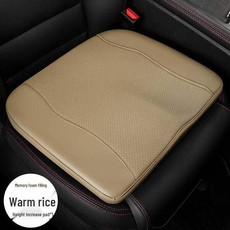 Cross-Border Memory Foam Car Seat Cushion - Matte, No Decoration, Bread Edge Design