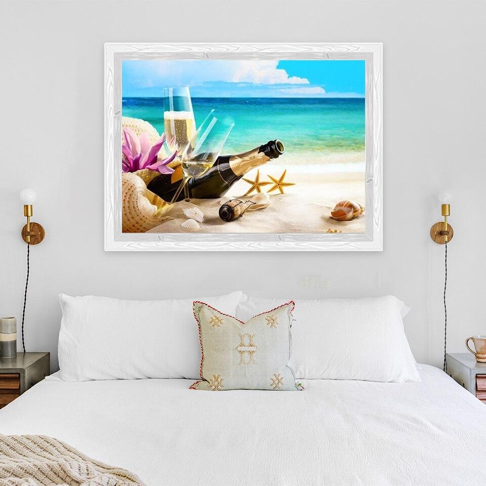 Новый 5D DIY Алмазная картина с видом на море Морская звезда Алмазная вышивка животных вышивка крестиком полная круглая дрель домашний декор художественный подарок