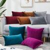 Decorative Throw Pillow Covers 18x18 Inch for Living Room Couch Bed Sofa, Soft Striped Wave Square Cushion Case Set of 2