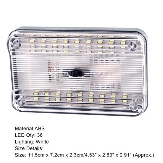 Потолочный светильник с низким энергопотреблением 36 светодиодов Внутренний потолочный светильник из АБС-пластика