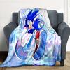 Sonic Outdoor Flannel Throw Blanket - HD Printed Lightweight Soft Warm All-Season Blanket for Sofa, Bed, Travel, Camping 1203019