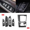 RHD For Mazda CX-5 CX5 KF 2017-  Interior ABS black door armrest  Window Lift Switch Cover gear shift panle Frame trim
