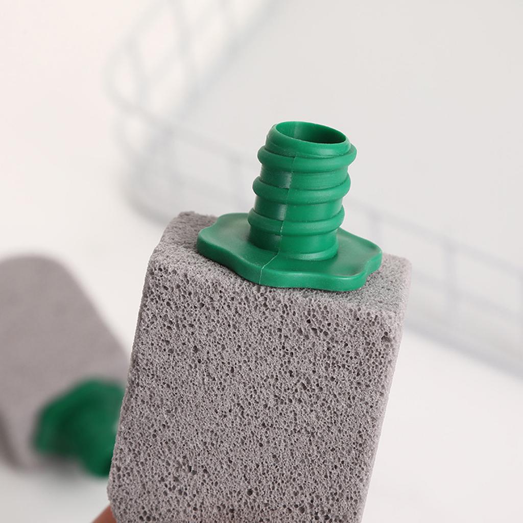 Pumice Toilet Brush With Extended Handle And Non Slip Grip For Effortless Stain Removal And Hygienic Bathroom Cleaning