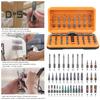 42-in-1 Magnetic Screwdriver Set with Ratcheting Handle Ergonomic Design High Hardness Multi Bit Magnetic Screwdriver Set