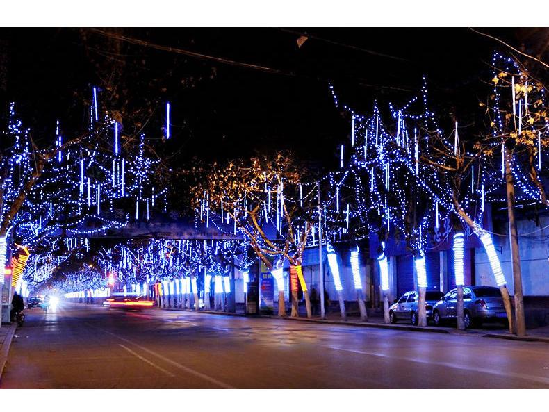 Светодиодная гирлянда «Звездное небо» - Мерцающий метеоритный дождь для уличного декора