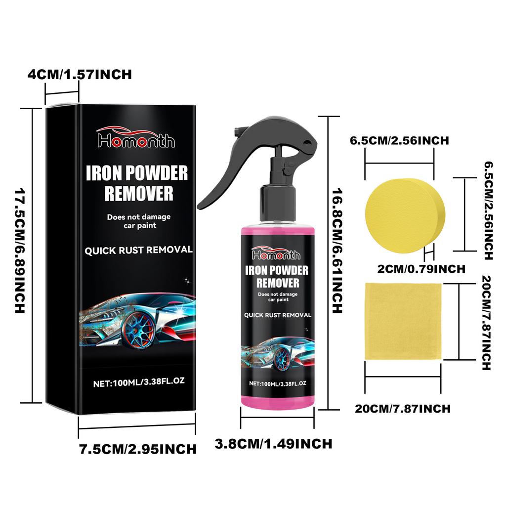 Homonth преобразователь ржавчины 100 мл автомобильный спрей для удаления ржавчины антикоррозийная краска для металла ржавчина преобразователь ржавчины защита от ржавчины для мотоцикла