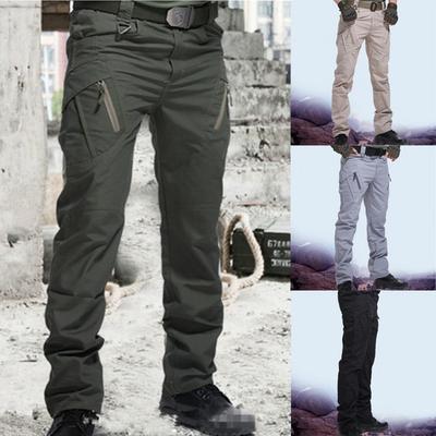 Мужские военные тактические брюки SWAT Combat Military Pants Мужские карманы с множеством карманов Уличные водонепроницаемые повседневные брюки-карго Тактические брюки