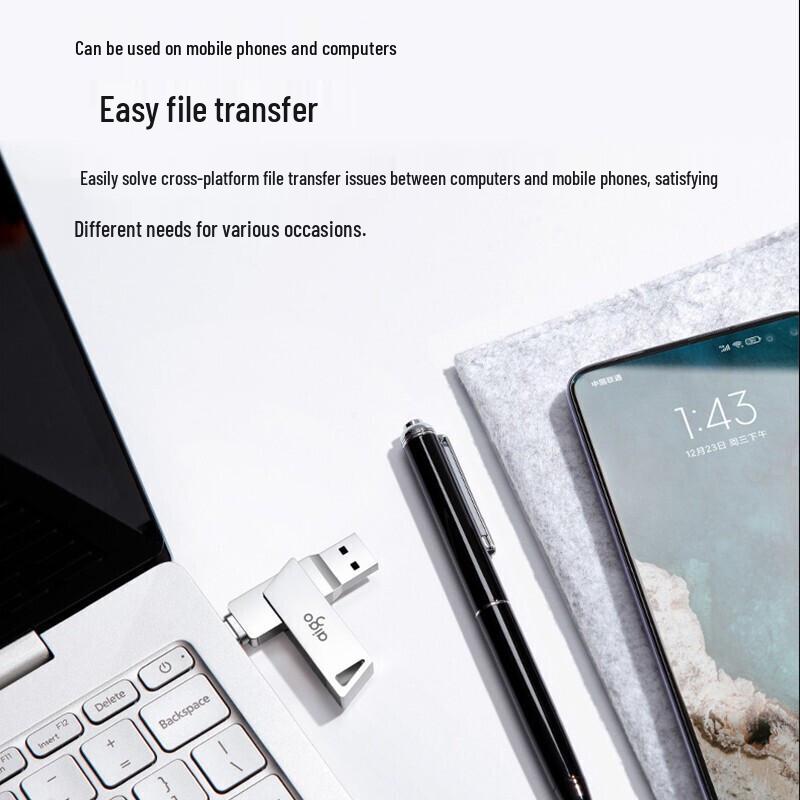 aigo U350 64GB Type-C USB 3.1 Dual-Interface Flash Drive