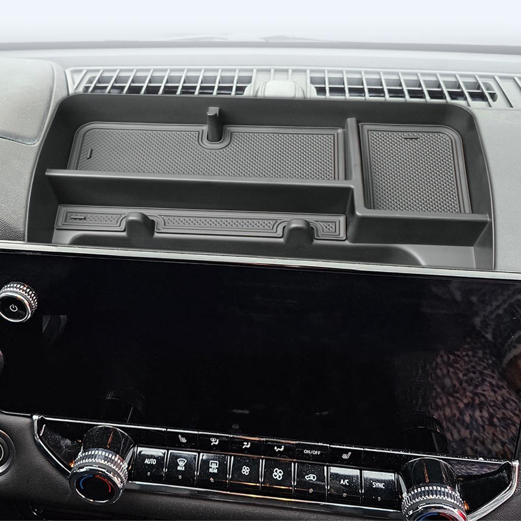Center Console Dashboard Tray for 2025 2025 Chevy Colorado Armrest Storage Organizer Dash Board Car Insert Box ABS  Accessories