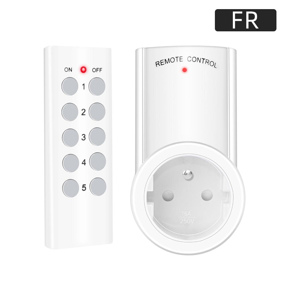 RF 433mhz Smart Socket Wireless Remote Control Outlet Adaptor Wall Electrical Switch Home Lamp EU UK US FR Plug For Smart Home