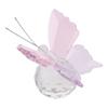 Beautiful Crystal Butterfly Figurines High Quality Cut Butterfly Animal Decoration Clear Handmade Glass Butterfly Paperweight