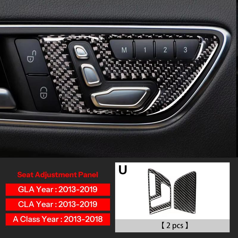For Mercedes Benz A Class W176 GLA X156 CLA Accessories Car Interior Air Conditioning CD Console Panel Cover Trim Car Styling