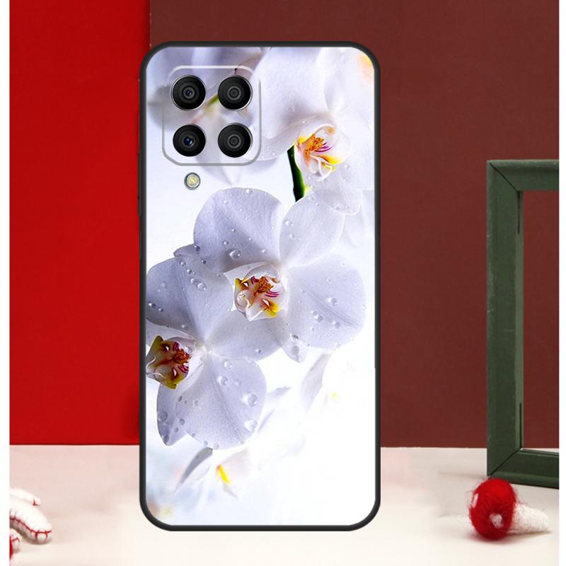 Цветная funda с цветами орхидеи для Samsung Galaxy M51 M31s M21 M11 M12 M32 M52 M20 M13 M23 M33 M53 M14 M34 M54 Чехол