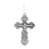 Серебряный крестик без камней (2157038)