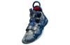 Li Ning WOW 8 Амортизация Момент Устойчивость к Скольжению Износостойкость Средняя Высота Баскетбольные Кроссовки Мужские Черно-Синие ABEP001-6