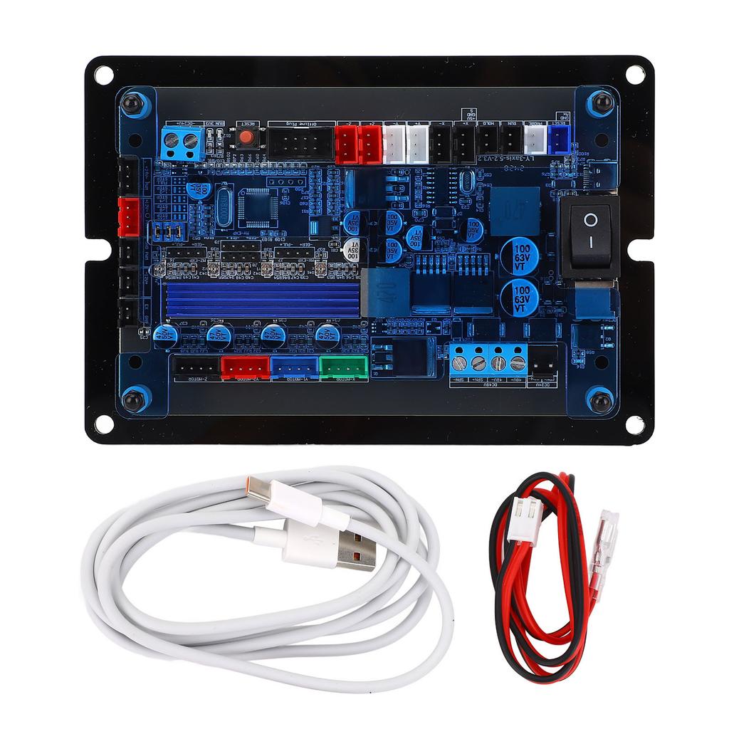 3-осевая плата контроллера GRBL 32-битная плата драйвера шагового двигателя для деревообрабатывающего гравировального станка