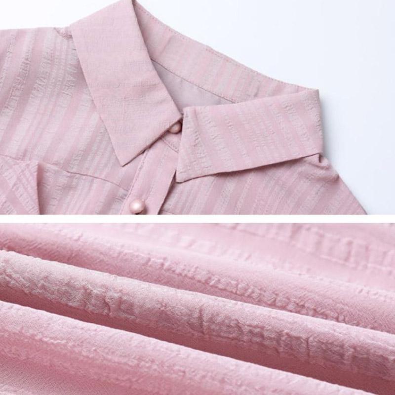 Шифоновая рубашка, женская весенне-летняя мода, топ с длинными рукавами, свободная маленькая рубашка, женские блузки, Tide