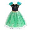 Dressy Daisy Toddler Anna Princess Coronation Snow Queen Dress with Halloween Sizes Years Old Girls' Costume, Cosplay, Skirt, Costume, 2-3