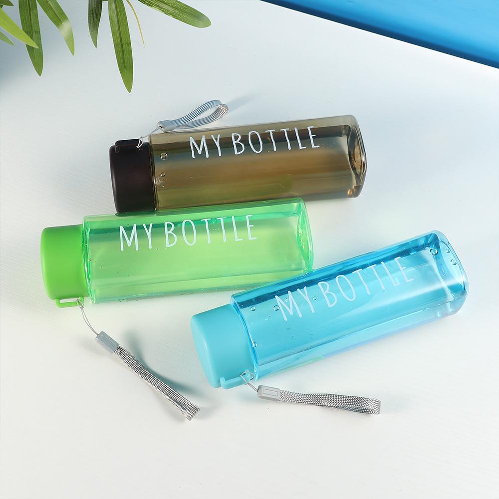 500ml Summer Large Capacity Plastic Drinking Bottle Sports Water Cup Water Bottle Coffee Juice Cup