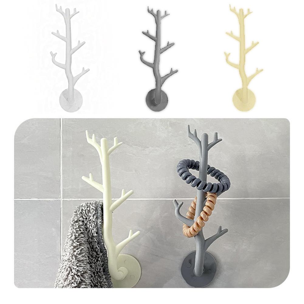 Creative Branch Shaped Hook Multifunctional Resin Wall Hanging Hook Key Holder Wall Decor Household Jewelry Storage Hook