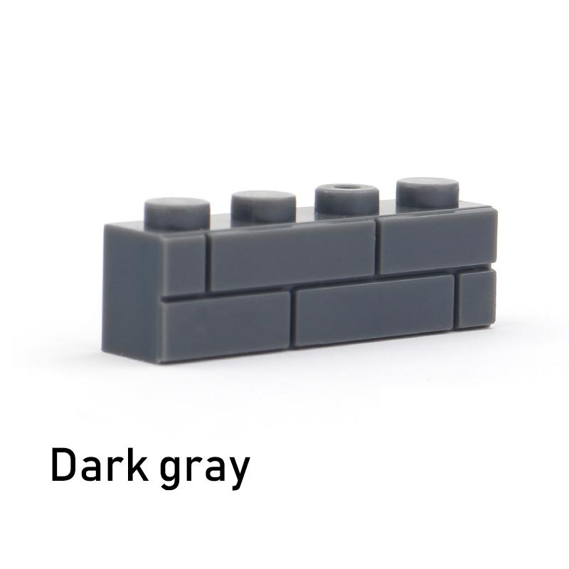 Конструктор Bricks DIY Образовательный Творческий Совместимый с Точками 200 шт. Толстый 1x4 Стена Фигурки Строительные Блоки Размер С 15533 для Детей