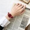 Простые часы в стиле ретро для женщин, часы с кожаным ремешком, женские модные квадратные женские кварцевые часы, женские часы Reloj De Mujer
