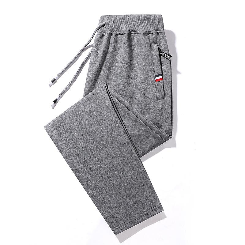 Спортивные брюки мужские свободные прямые весенние и осенние повседневные брюки спортивные штаны больших размеров мужские брюки
