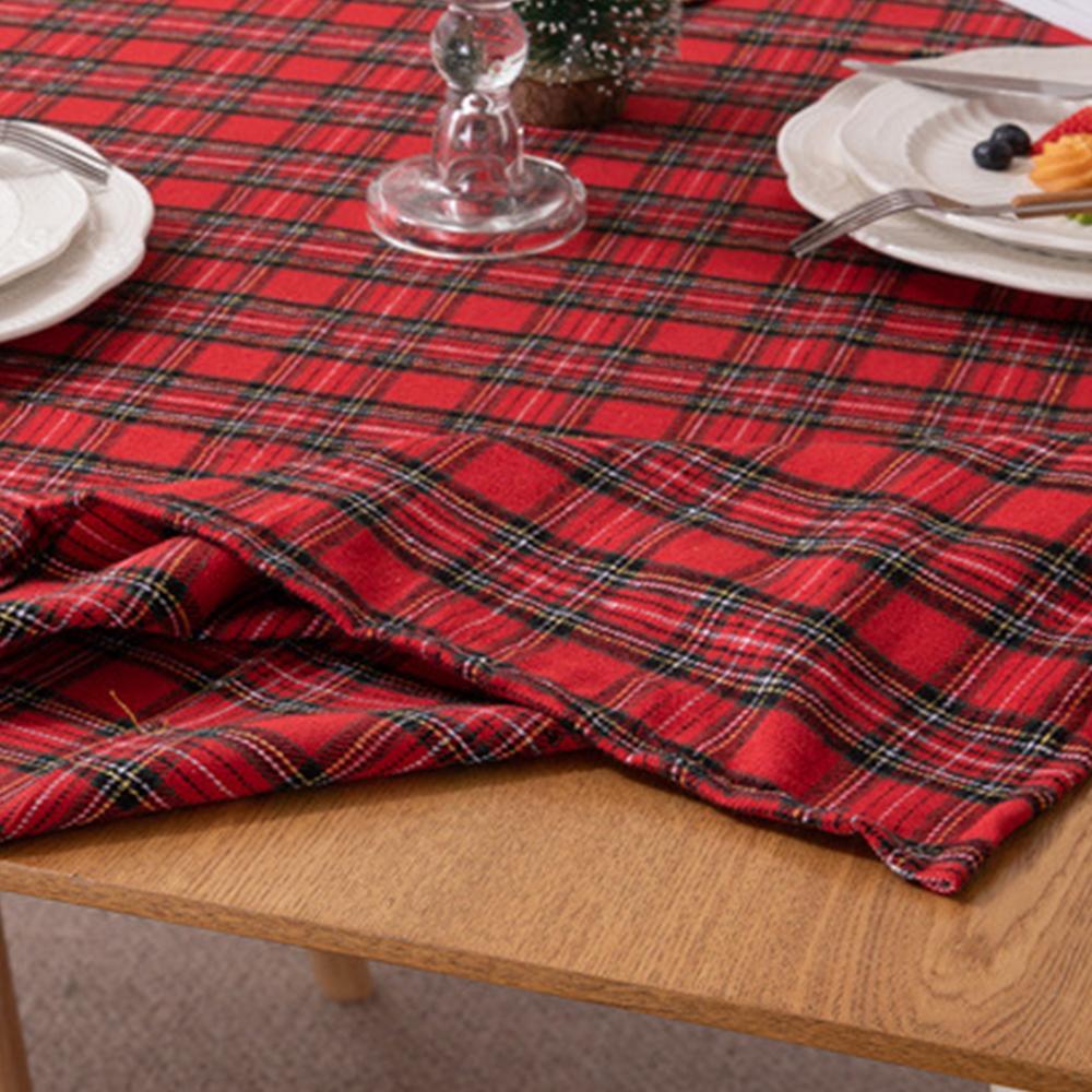 Рождественская клетчатая ткань Клетка Полиэстер Квадраты Наборы Рождественская Буффало для шитья Пэчворк Поделки DIY Праздничное украшение