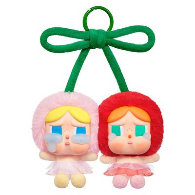 POP MART CRYBABY Плачущий от любви плюшевый кулон Люблю тебя вишневый очень