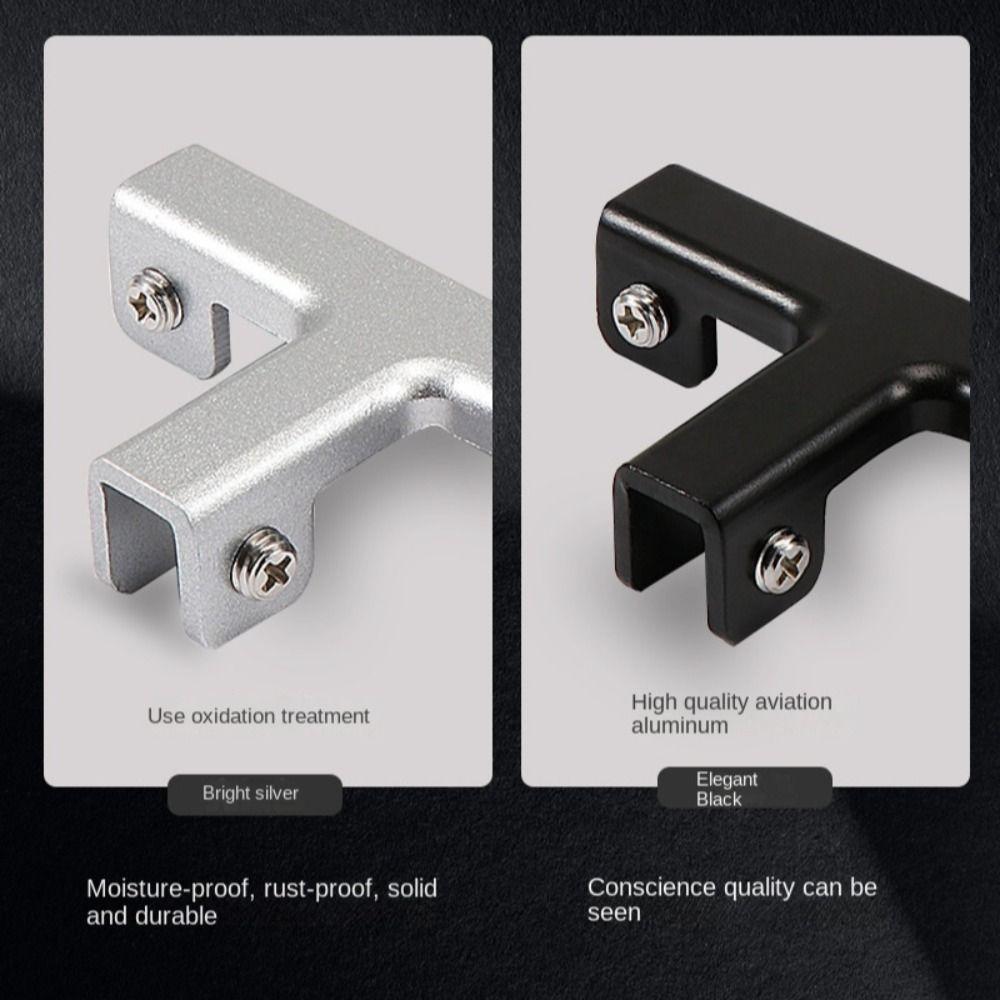 Зажим для армированного стекла Т-образный угловой защитный элемент Новый угловой угловой код Стекло