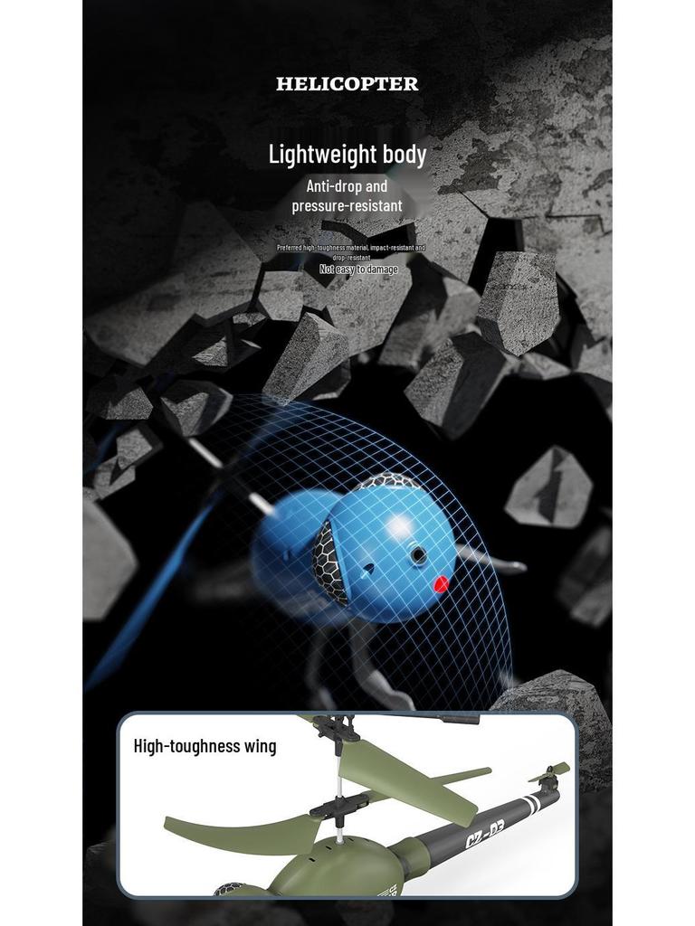USB Rechargeable 3.5-Channel Remote Control Helicopter - Durable and Crash-Resistant Model Toy