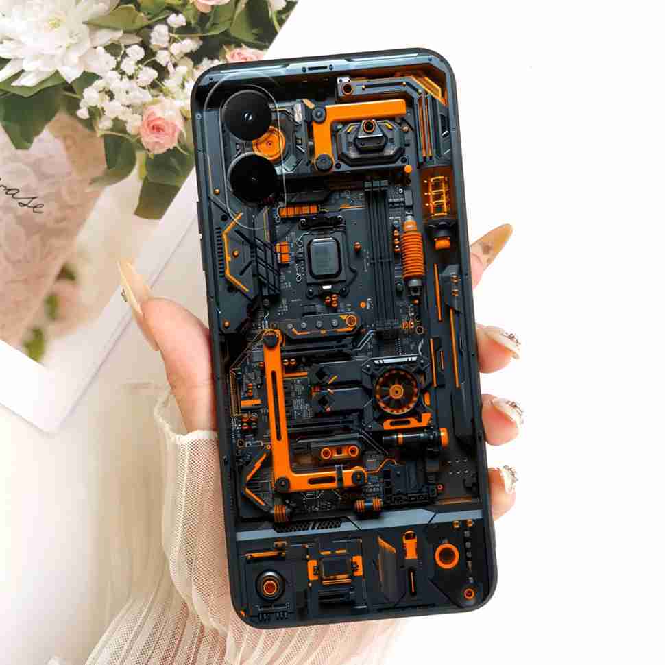 Silicone Case For Xiaomi Poco M7 4G Case Cute Cat Flowers Soft Slim Phone Cases For Xiaomi Poco M7 PocoM7 4G Cover Bumper