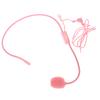 3.5Mm Pink Headworn Wired Microphone Voice Amplifier Speaker For Speech Teacher