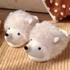 2024 New Cute Fluffy Animal Design Slipper Women's Winter Keep Warm Shoes For Home Fuzzy Fur Slides Woman Cuddle Bedroom Slipper