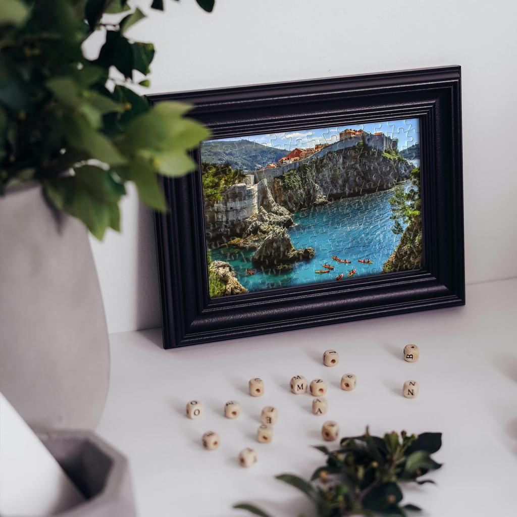 MISITU Пазл из микроэлементов, 150 деталей, Открытка-пазл, Пейзаж, Озеро, Сезонный, Природа, Подарок, День рождения, Рождество, Стильный, Декор интерьера,